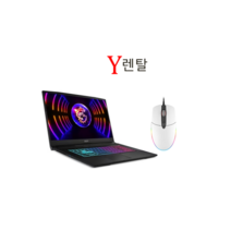 게이밍노트북 17인치 RTX3060 렌탈 단기 대여 렌트 그래픽작업 게임, 게이밍, WIN10 Home, 16GB, 512GB, 코어i7, 5일 렌탈