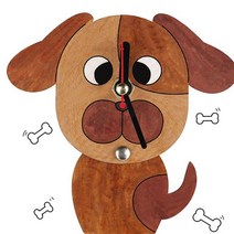 3500 강아지 종이 시계만들기 diy방과후만들기