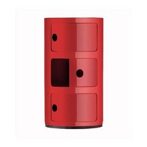 카르텔 컴포니 빌리 3 컨테이너 서랍장 레드