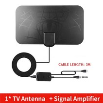 공중파안테나 8k 4k 디지털 1080p dvb-t2 tv 부스터 4000 마일 hd for rv outdoor car antenna 실내 smart tv 무료 채널 eu, 1 pc 안테나
