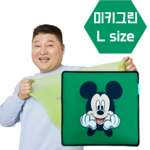 밸런스온 미키 베타젤 방석 프리미엄 시트 L 사이즈, 미키그린 L 사이즈 1개