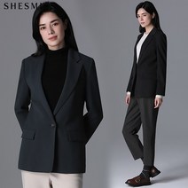 [쉬즈미스] 백 슬릿 원 버튼 자켓