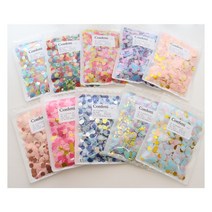 1센치 컨페티 40종 꽃가루 파티소품, 3.보라, 30g