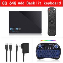 h96 max rk3566 smart tv box android 11 8gb ram 64gb 1080p 4k 8k 2.4g5g wifi 1000m google play 미디어, 8g 64g 백라이트 키, EU 플러그