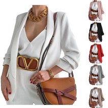 FANSYLI 여성 정장외투 봄가을 패션 코트 통근 외투75호