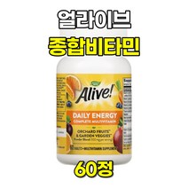 얼라이브 원스데일리 포우먼 포맨 에너지 비타민 60정, 1개, 60개