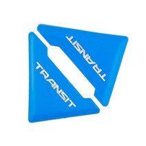 2PCS 실리콘 자동차 차량용 도어 코너 커버 범퍼 Anti-Scratch Protector for Ford Transit mk6 mk7 악세사, 05 Transit Blue