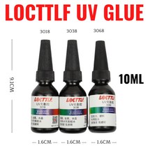 금속용접착제 10ML LOCTTLF 3018 3038 3068 UV 그림자없는 접착제 유리 커피 테이블 크리스탈 수공예 플라스틱 투명 소프트 투명한, [03] LTF3068 10ML 1PC