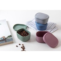 30대 직장인 전자레인지용 도시락통 식당 반찬 보관, 1개, 중(그레이)