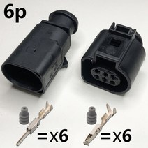 자동차 센서 하네스 아우디 폭스바겐 점화 코일에 방수 2 3 4 6 핀, 11.6p - 1sets