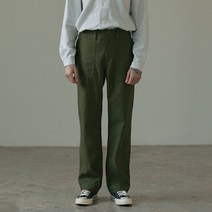 레귤러 치노 퍼티그 팬츠 (카키)