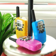 생활형 자전거 라이딩무전기 소형 커플무전기 초등생인싸템 업소용 캠핑 키즈 미니무전기 세트, 옐로우