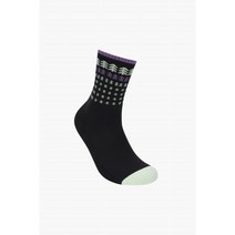 코오롱스포츠 여성 상록수 패턴 미드_QELAX23140BLK QELAX23140BLK, 24