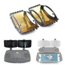 Mingjin 파라볼 릭 신호 부스터 범위 확장기 DJI Mini Pro 2 Spark Air 조종기와 호환되는 안테나, white