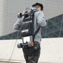 스케이트보드 가방 수납 백팩 보드가방 케이스 캐리어, 블랙 + 패키지