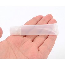 외출 용기 미니사이즈 튜브형케이스 공병 5ml 5개 빈 라운드 비어있는 휴대 플라스틱, 10ml