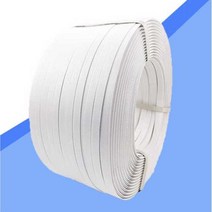 PP 밴딩끈 노끈 포장용품 결속 상자 택배 와이어 버클, 폭 13x두께 1.2x길이 800mm 화이트