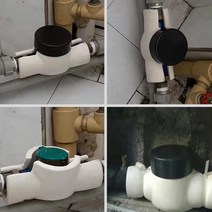 수도계량기 보호통 뚜껑 냉기차단 보온재로 구성된 배관 동파방지 자재 웜스펀지 30cm, 헤드뚜껑+웜스폰지 1세트