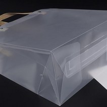 염내 가방 선물 쇼핑백 손잡이 포장 선물용 쇼핑 봉투 비닐 백 튼튼한 포장용 케이스 반투명