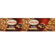 발로르 초콜릿 퓨로 아몬드 250g Valor Chocolate Puro Almendras Mediterraneas, 2팩