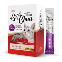 굿츄 고양이 착한 간식 참치 15g, 참치 + 조개 관자살 혼합맛, 60개