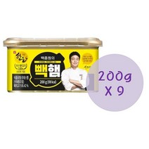 백종원의 빽햄-200g, 200g, 9개