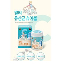 [트리코리아]멀티유산균 츄어블120g/새콤달콤 츄어블/콜라겐/온가족이함께