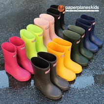 페이퍼플레인키즈 아동 장화 유아 키즈 레인부츠 어린이 남아 여아 아쿠아 슈즈 초등 학생 아동화 주니어 신발 부츠