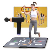 가정용 펌프 게임 DDR 현 댄스 댄스 명성 댄스 담요 러닝 무선 더블 홈 3 체성 감각 댄스 머신 피트니스 매트, k23-Bluetooth 댄스 담요 근막 건 세트