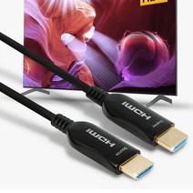 HDMI V2.0 하이브리드 광케이블 18Gbps 대역폭 100m 879423EA, 스쿨 본상품선택