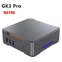 GK3V Pro 인텔 셀러론 N5105 윈도우즈 11 미니 PC DDR4 8GB 256GB SSD WIFI BT4.2 1000M LAN 4K WIN11 게이머 데스크탑 컴퓨터, CHINA, Intel Celeron N5105 + AU, 8GB 512GB