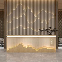 미니 카운터 새로운 중국 고전 헬스 케어 숍 바 테이블 뷰티 살롱 호텔 클럽 점원 리셉션 데스크 empfangs, 06 B 180X60X100