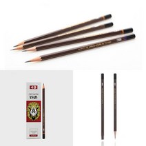 4B연필 12개입 미술도구 스케치연필 미술용품 컴퓨터용연필 미술연필