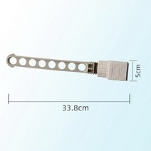 미니 소형 행거 빨래 옷 걸이 건조 대 방 창 문 틀 베란다 난간 여행 휴대 용 발코니 접이식 원룸 빨랫대 수직형 랙 원룸 기숙사 숙소 좁은공간 야외 실내, 3PCS, 회색