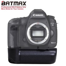 Canon 5d mark ii 5d2 카메라 용 batmax 수직 BG-E6 배터리 그립 BG-E6 배터리 또는 6 x aa 배터리로 작동, 한개옵션0