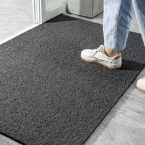 아파트현관매트/ 신발 흙먼지털이/ 외부바닥매트/ 레드카펫/ 폭신한 코일매트, 코일현관매트60X90 블랙