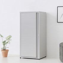 마켓비 DOMINIK 캐비넷 1문 수납장 400840, 브릭레드