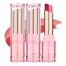 메리쏘드 글로시 투톤 립스틱, 01. 코랄러버 1개+04. 베리포유 1개