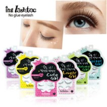 래쉬톡 원터치 속눈썹4p 5종 중, 큐티 걸4p