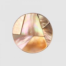 옷 의류 만들기 부자재 예쁜 단추 일본 수입 화이트 심해 조개단추 육각 패치 코트 버튼 밍크단추, 01.15mm【1알】바느질실 보내기, 03.일본 수입 조개단추 커피