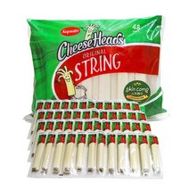 스킨캠프 치즈헤드 스트링치즈 1.36kg (42PCS) 점보 사이즈 미국수입품