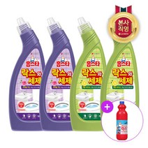 [엘지생활건강] 홈스타 락스와세제 용기 750ml x 4개 택1종(후로랄/허벌) + 홈스타, 선택:후로랄