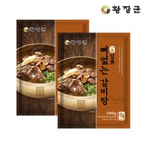 !!TV방송 상품!! [황장군] 일품 뼈없는갈비탕 500g x 12팩, 11개, 700g