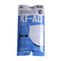 [100% 국내생산] 휘게데이즈 비말차단 KF-AD 마스크 대형 100매 (10매x10개) / 식약처인증 의약외품 국산 보건용 일회용 덴탈