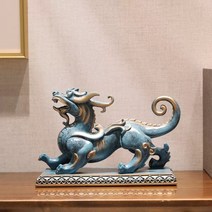 중국풍 청룡 거실 인테리어장식품, B