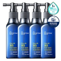 에잇그로우 프로비타민 B5 기능성 탈모 헤어토닉 100ml, 4개