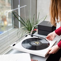 오드톤팩토리 턴테이블 + 더스트커버 TONE, 화이트