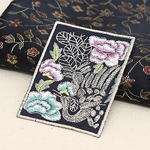 35-372 한복용 사각 자수장식 공작_(소) hdn