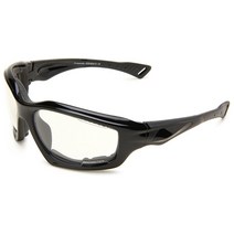 Bobster Desperado ® 유광 블랙 프레임 옐로우 렌즈 3534327150, Black Frame/Clear