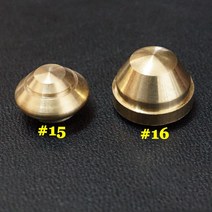 5 대/몫 가죽 공예 가방 하단 피트 리벳 스탠딩 나사 단추 솔리드 황동 소재, [01] No.15